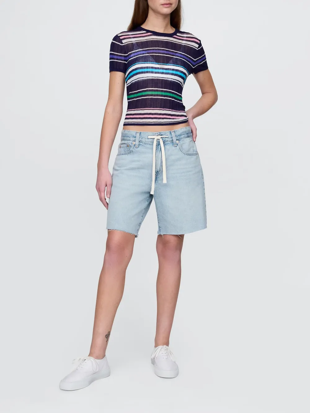 Mid Waist Women's Shorts