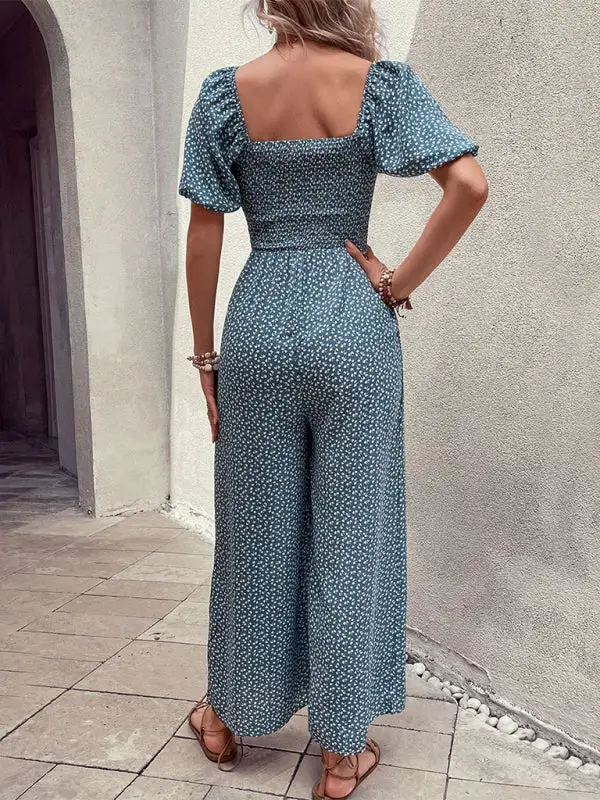 Tailored Everyday Printed Jumpsuit
