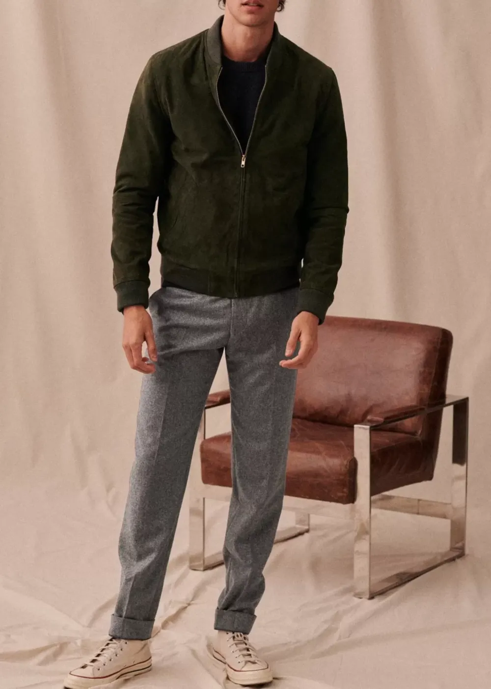 Casual Style Suede Jackets