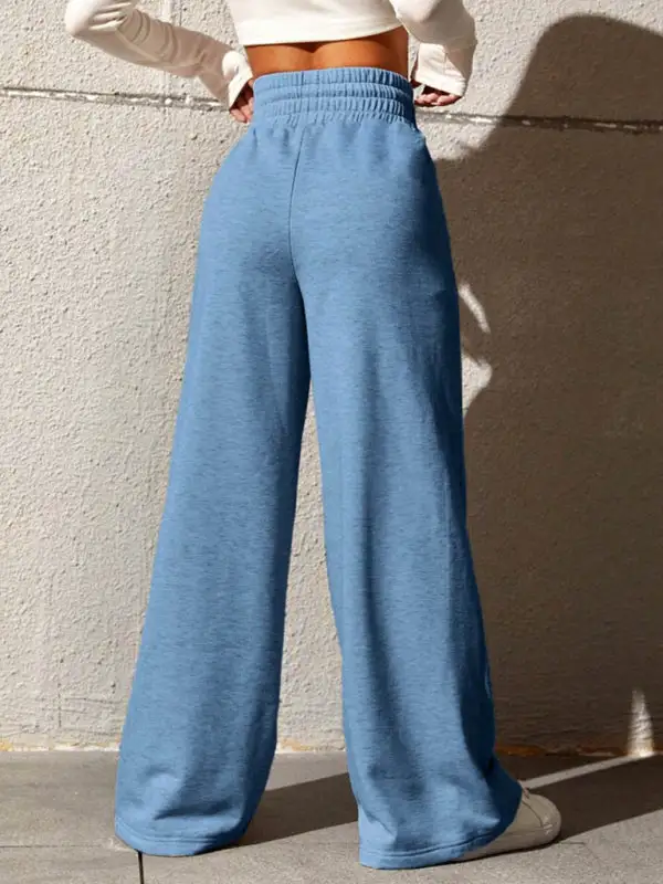 Straight Leg Loose Sweatpants Wide Outdoor
