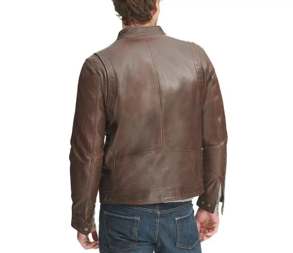 Timeless Layered Leather Jacket