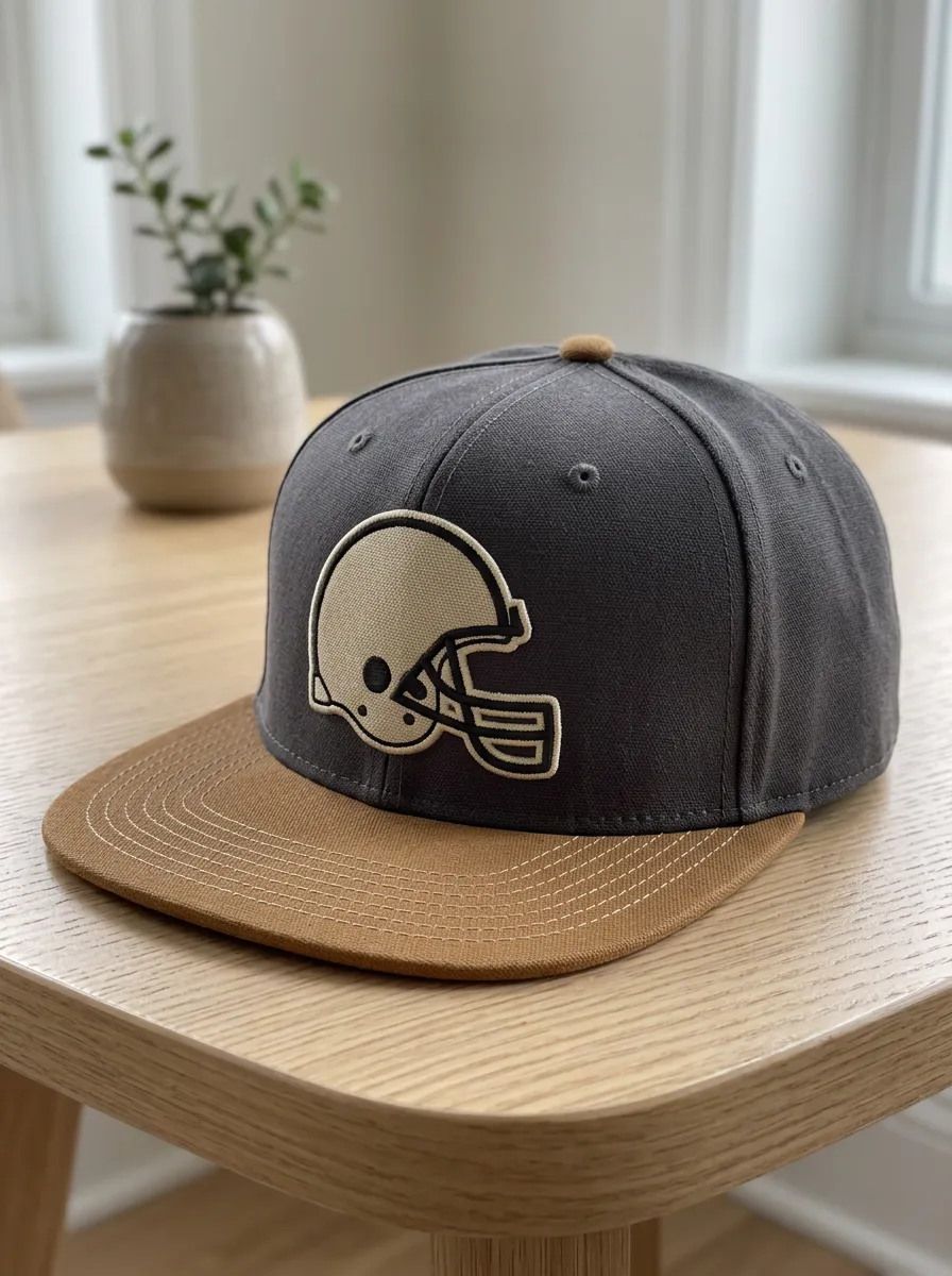 Unisex Tailgate American Football Fan Helmet Embroidered Snapback Cap