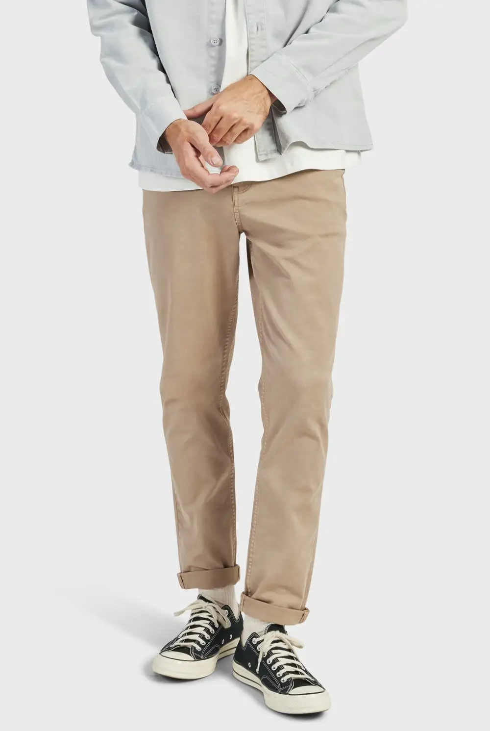 Jensen 5 Pocket Pant-Almond tan