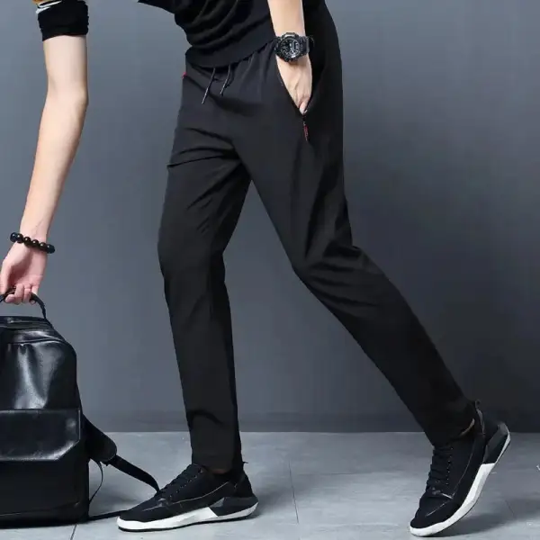 Stretch Slim Fit Cargo Jogger Pants Elastic Waist
