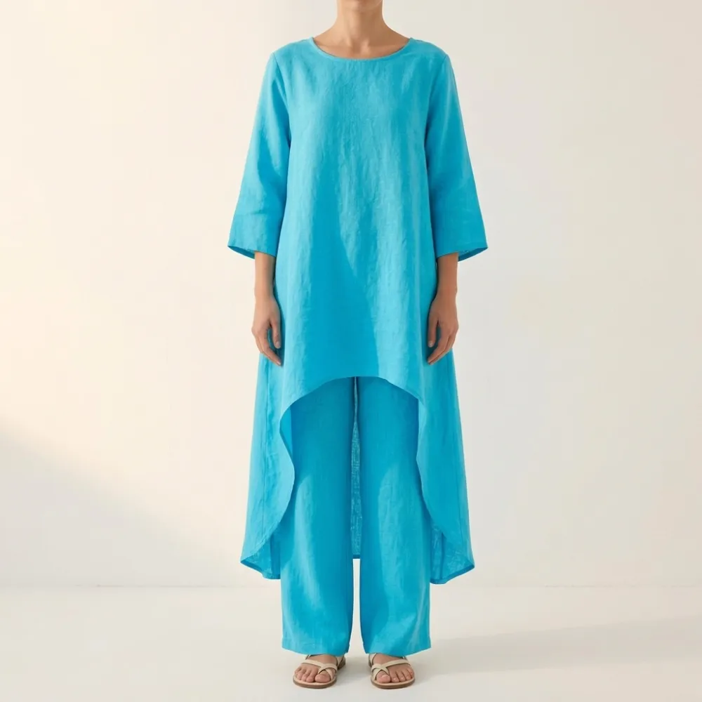 High Low Tunic Set