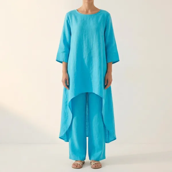 High Low Tunic Set