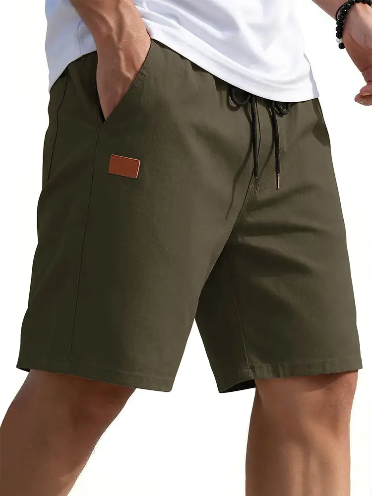 Men's Casual Cotton Blend Chino Shorts