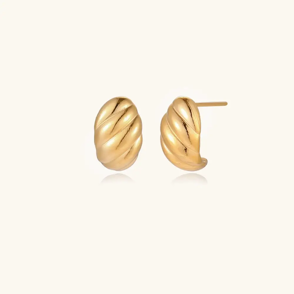 Golden Twist Studs