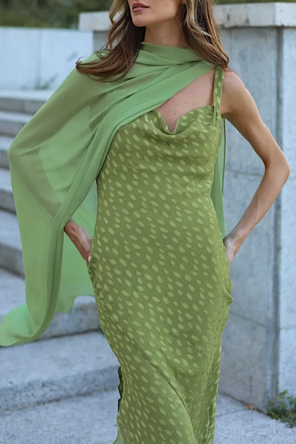 Green Weightless Shawl