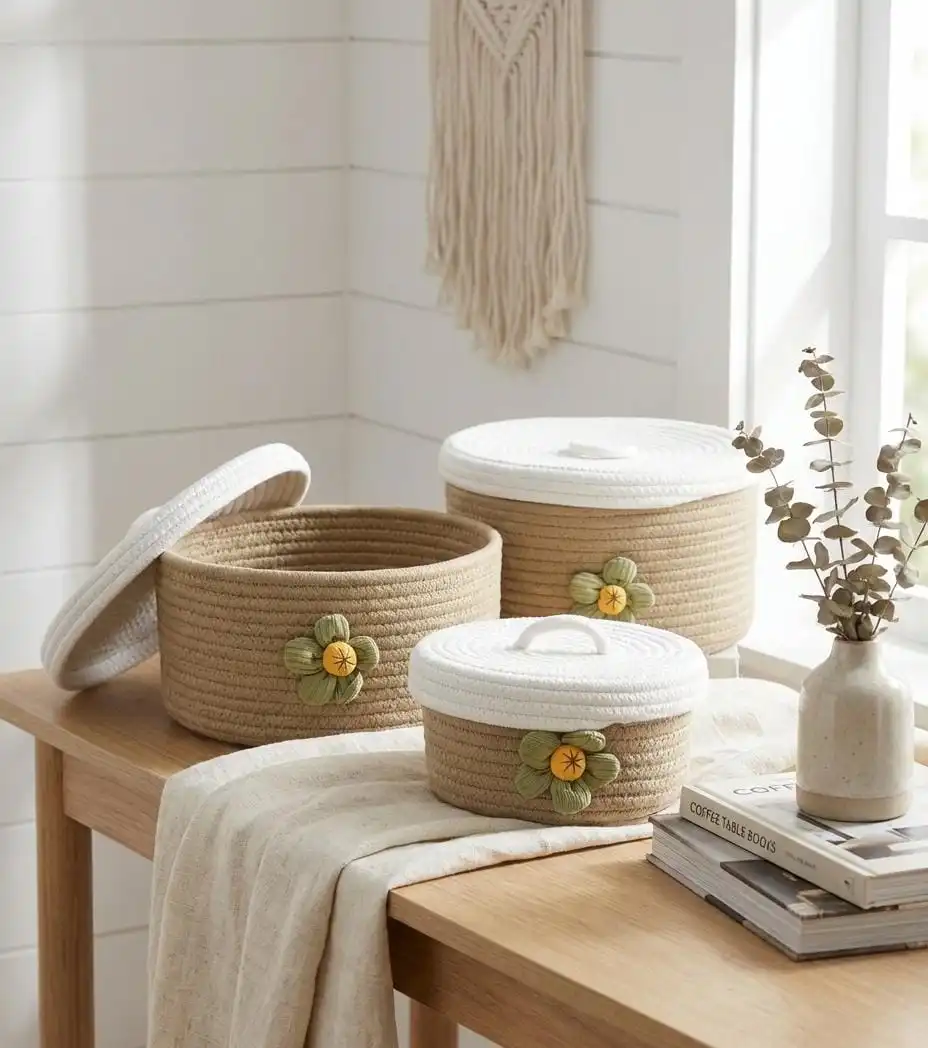 Rope Laundry Basket