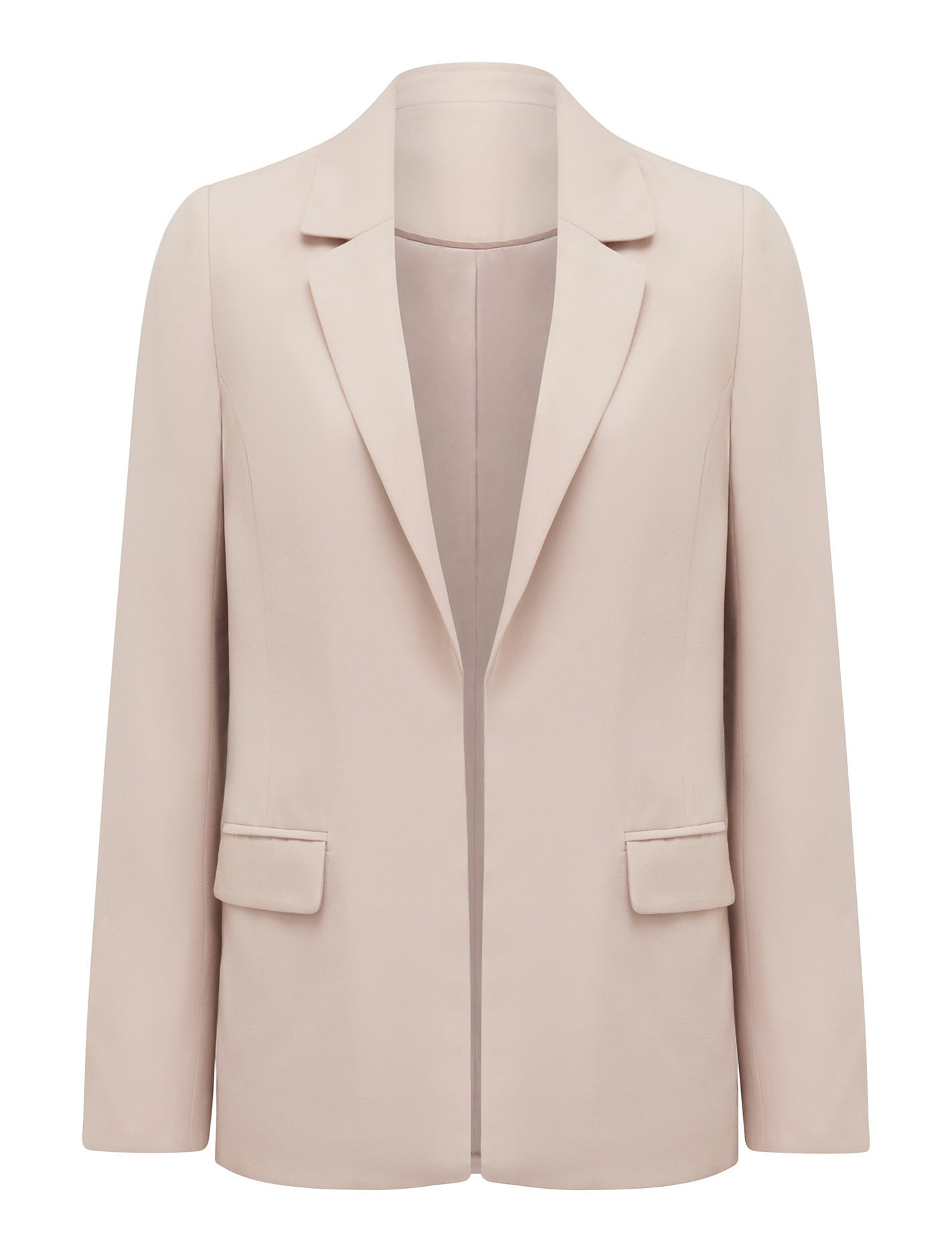 Lapel White Blazer