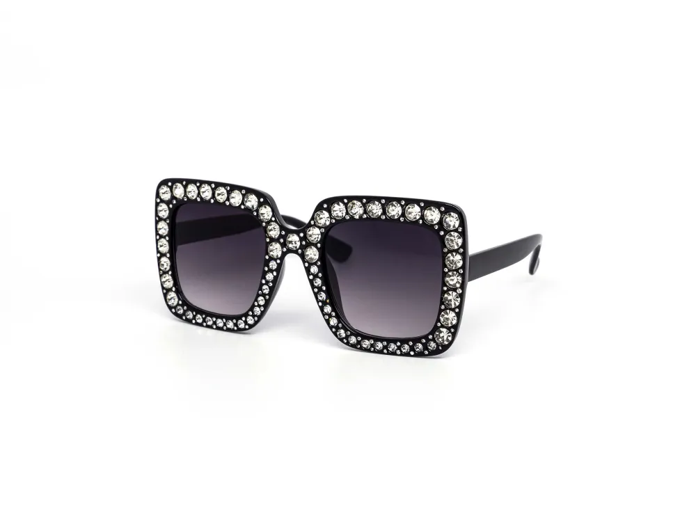 12-Pack Square Gradient Assorted Sunglasses