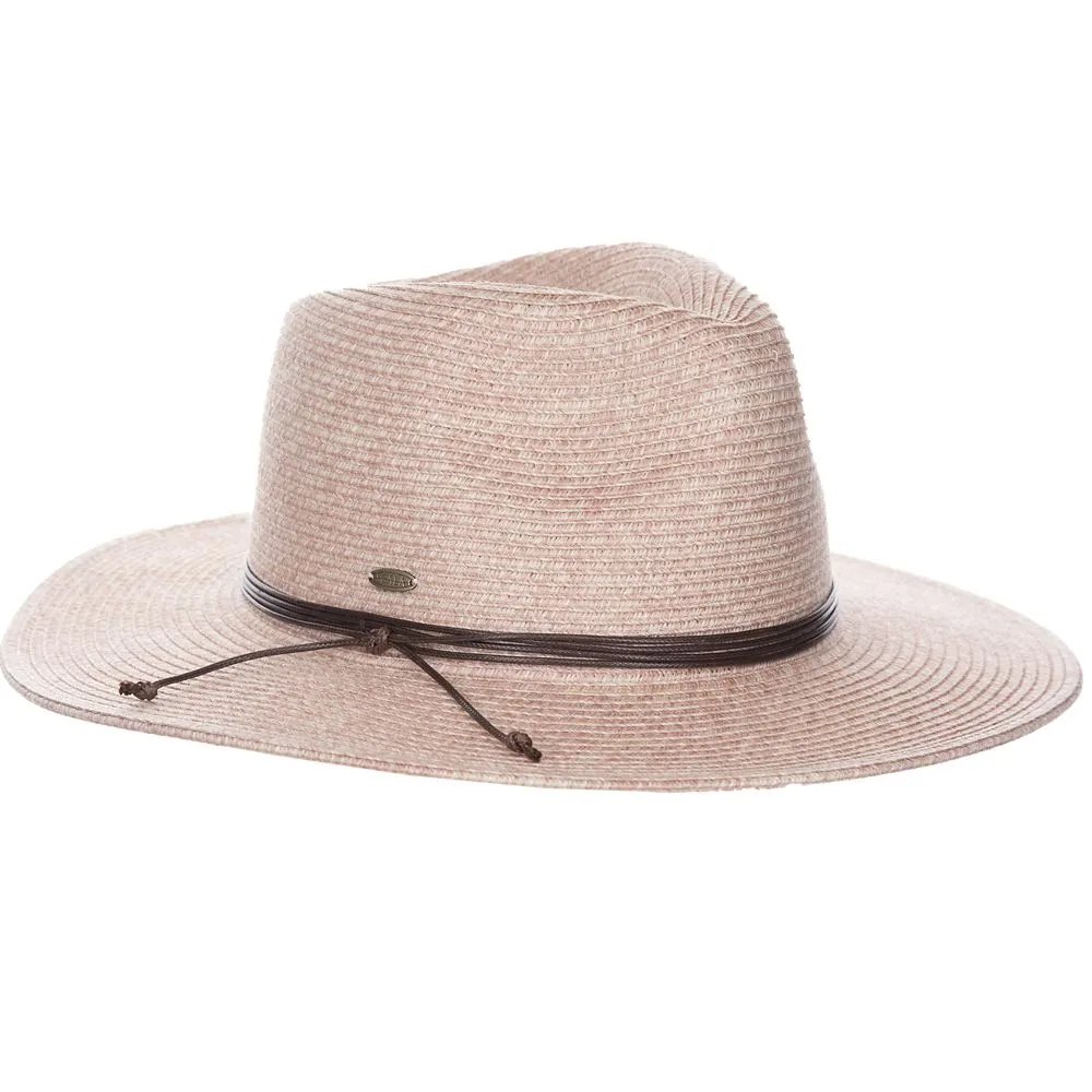 Women’s Packable Wide Brim Straw Safari Hat