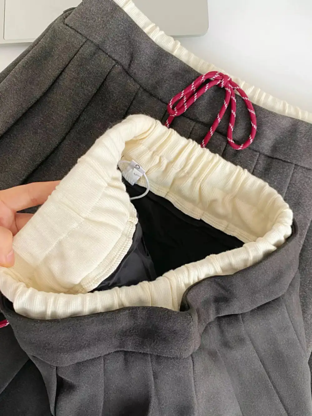 Modern Pleated Mini Skirt