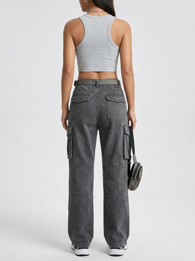 Flexible Multi Pocket Fit Women's Multi Pocket Cargo Pants