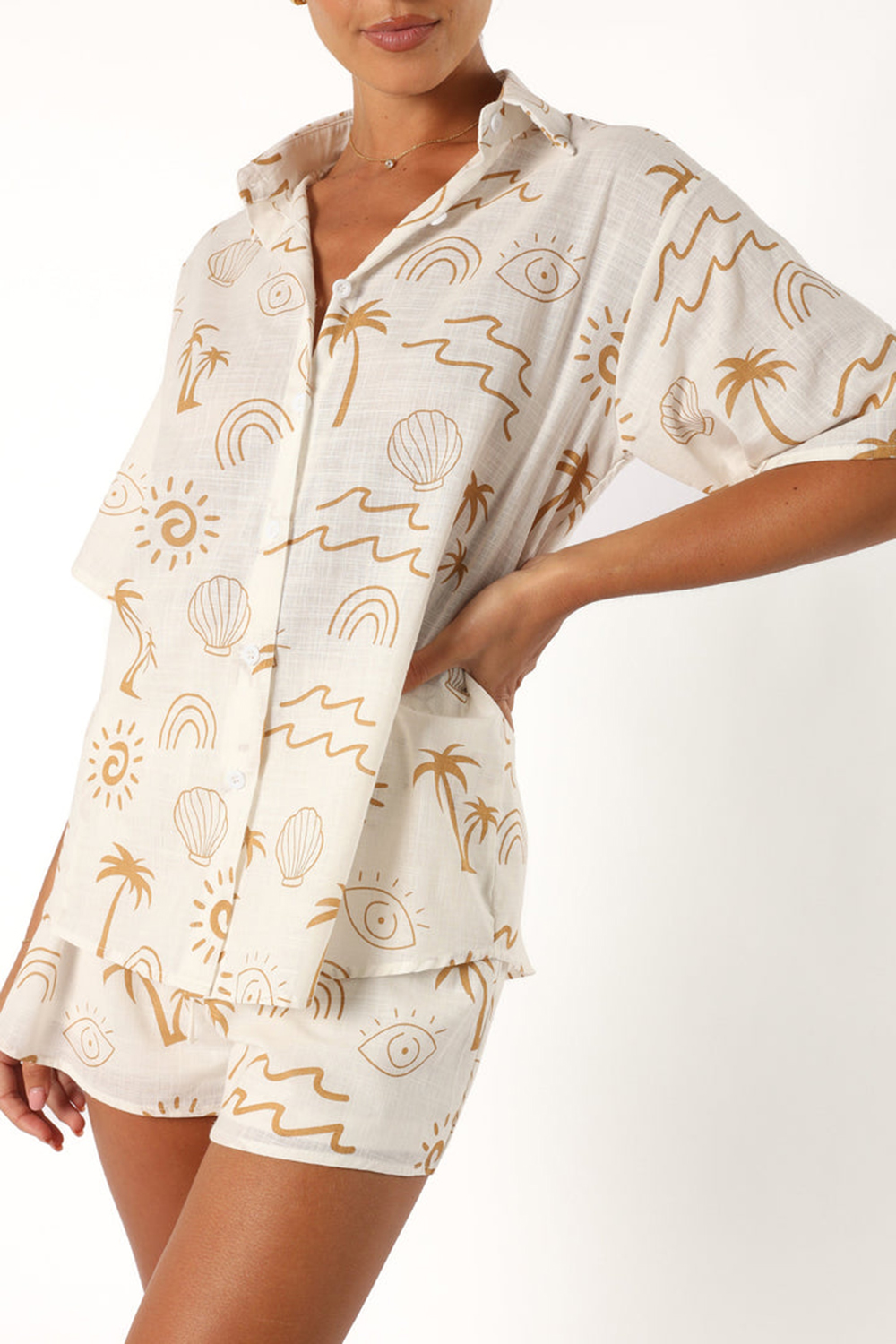 PRINTED HOLIDAY SHIRT