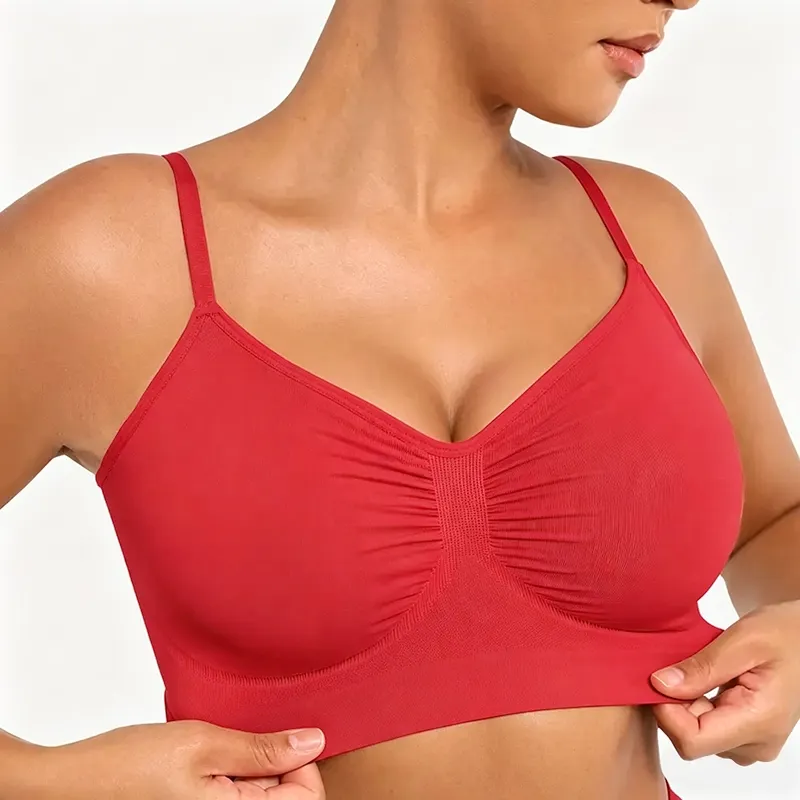 Women's Wireless Bra Comfort Bralettes No Underwire Unlined Cami Bra