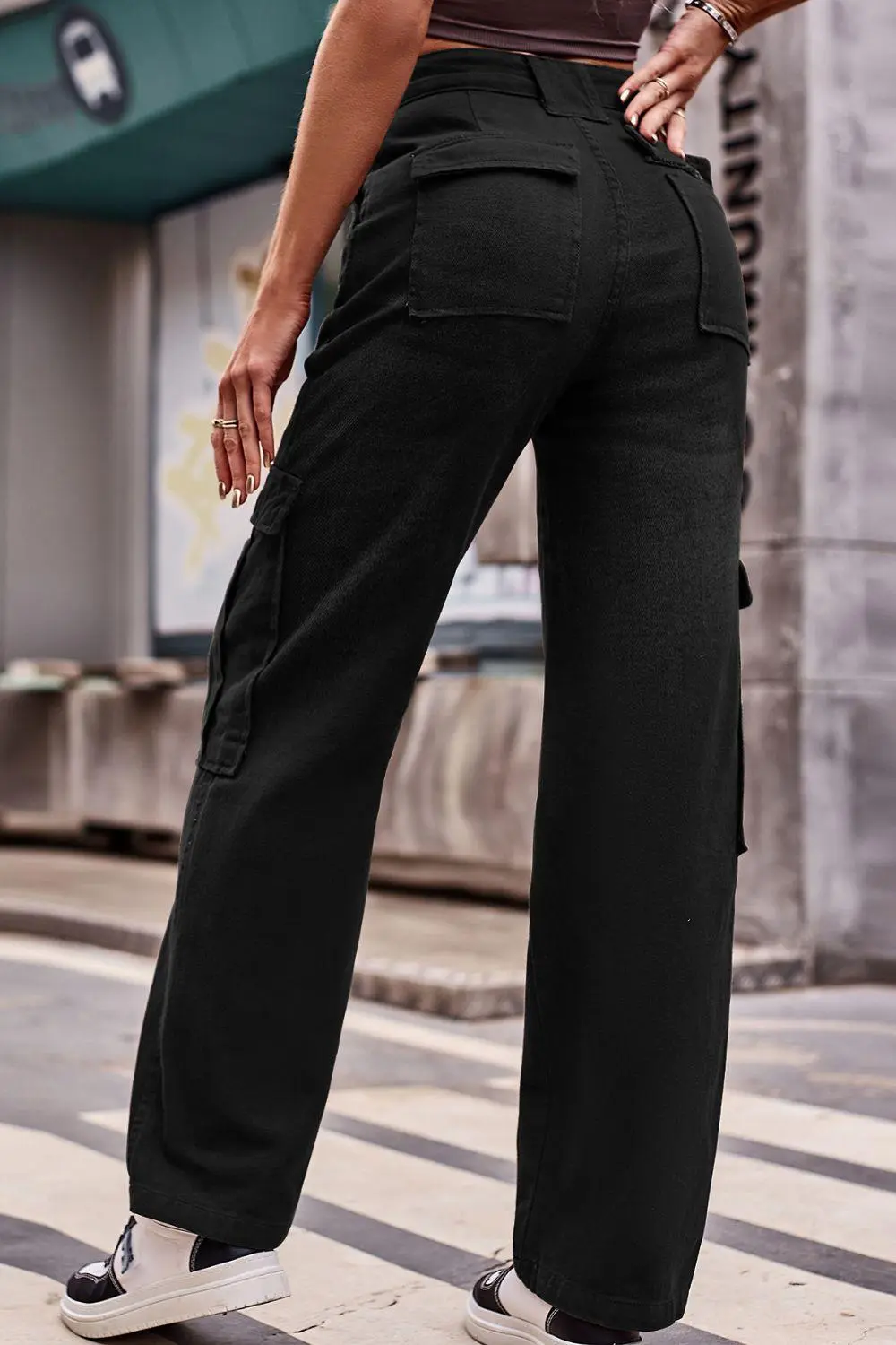 High Waist Loose Fit Denim Jeans
