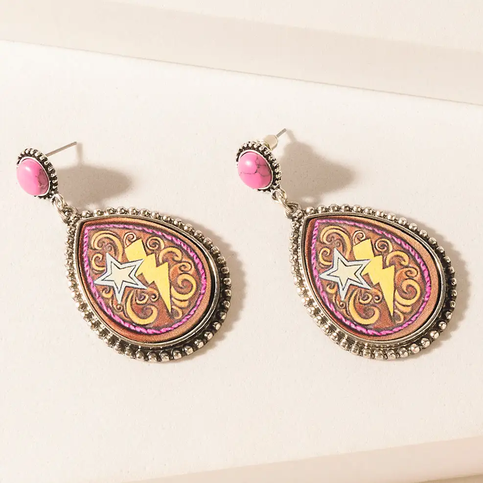 Delicate Softline Celestial Star Earrings