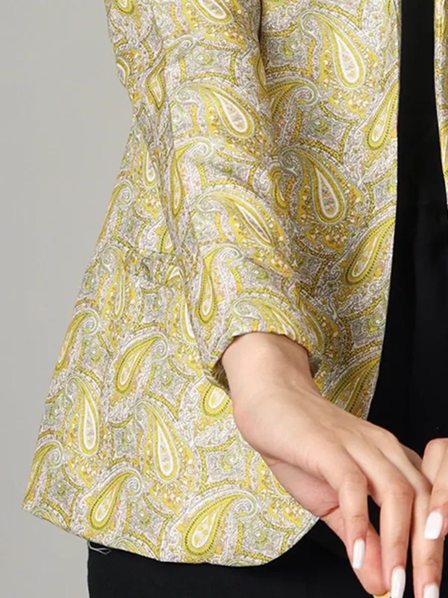 Classic And Ornate Art-Patterned Women's Jacket
