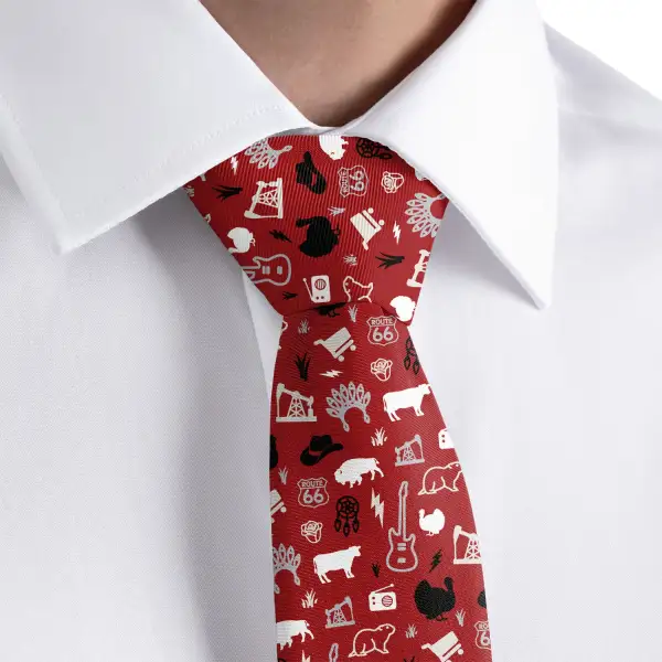 Modern Heritage Emblem Expression Necktie