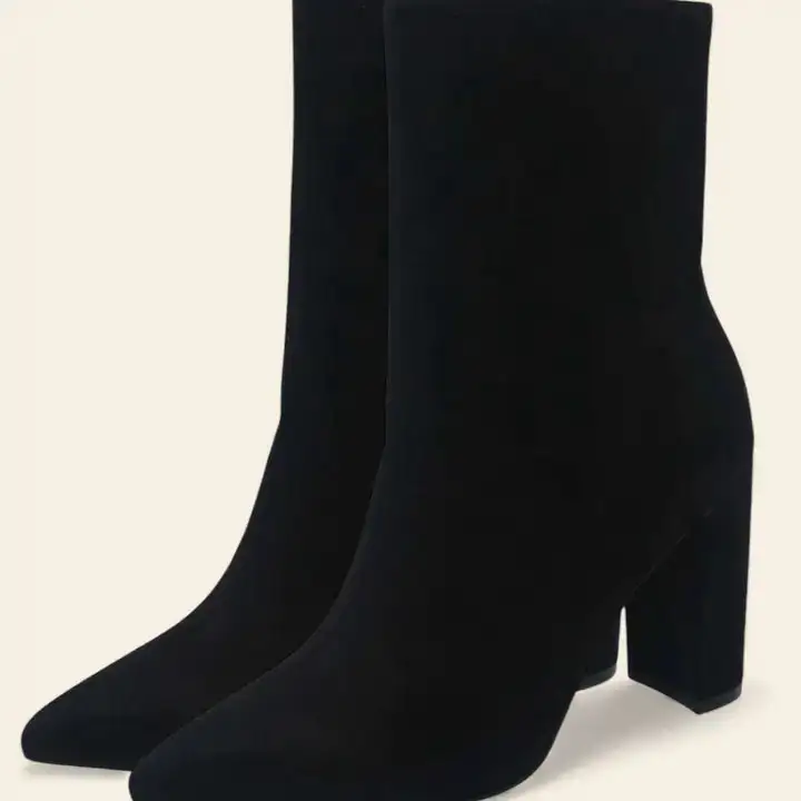 Openwork Suede Boots