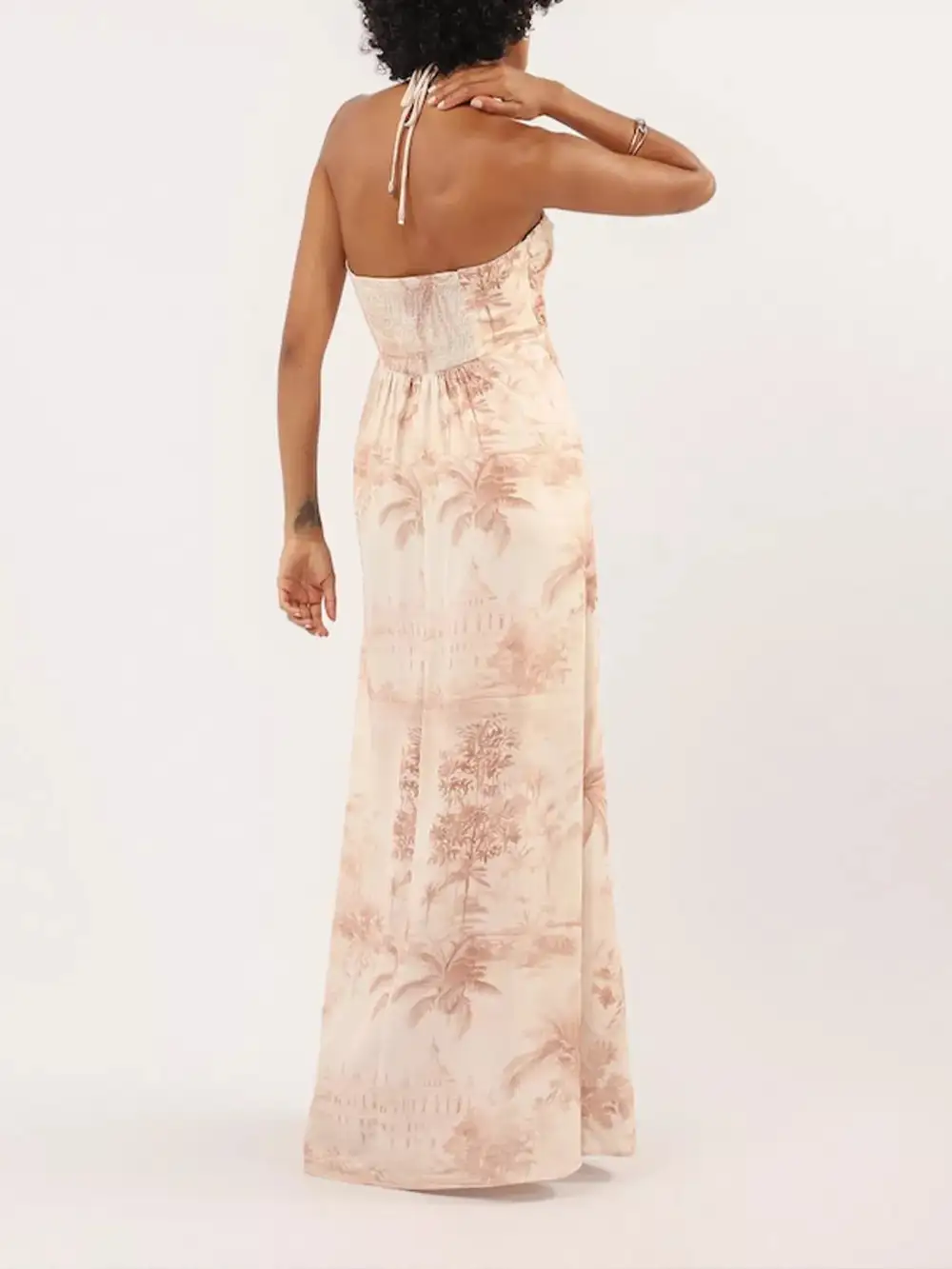 Soft Touch Printed Maxi Dress