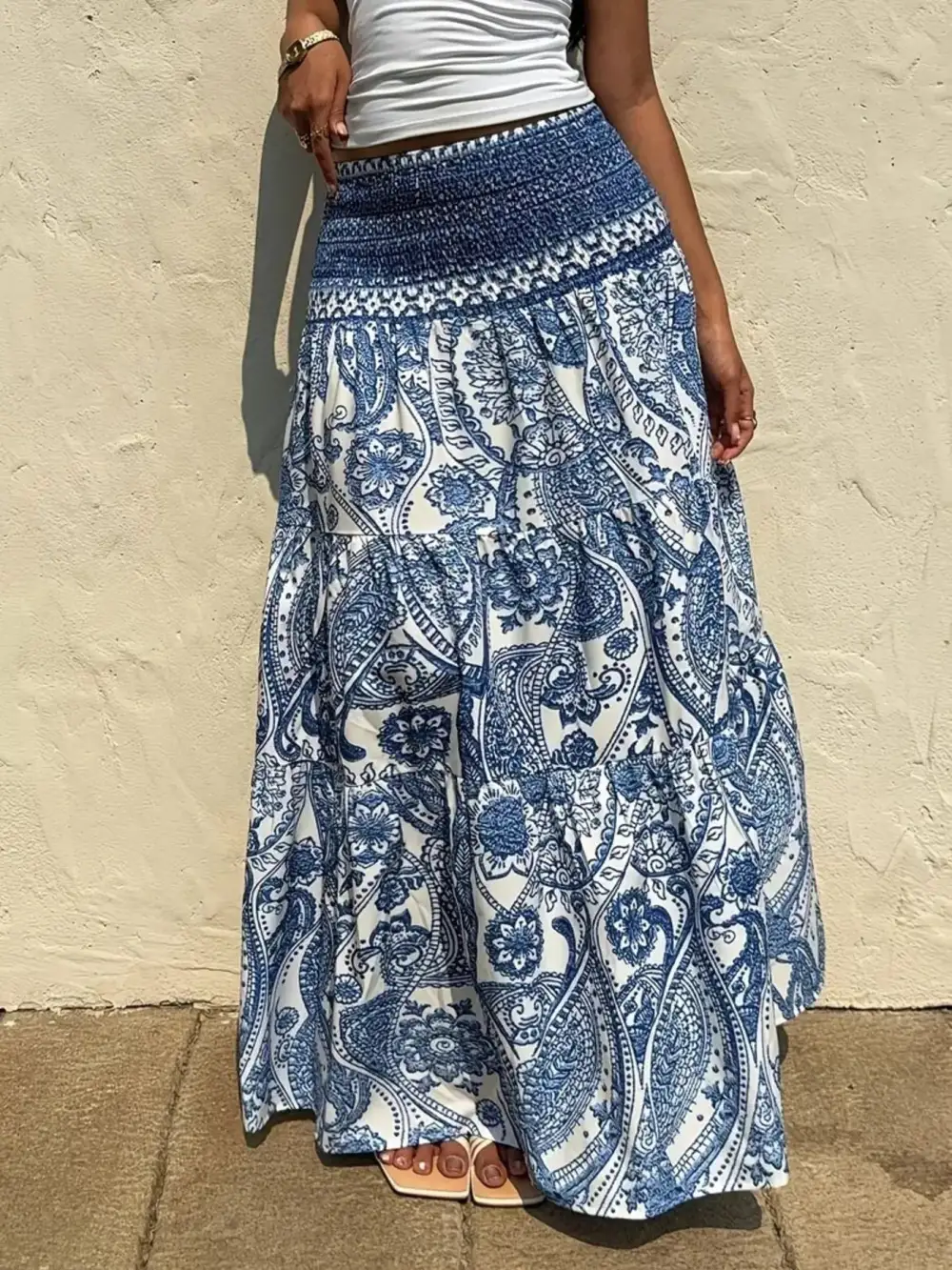 Sequin Maxi Skirt