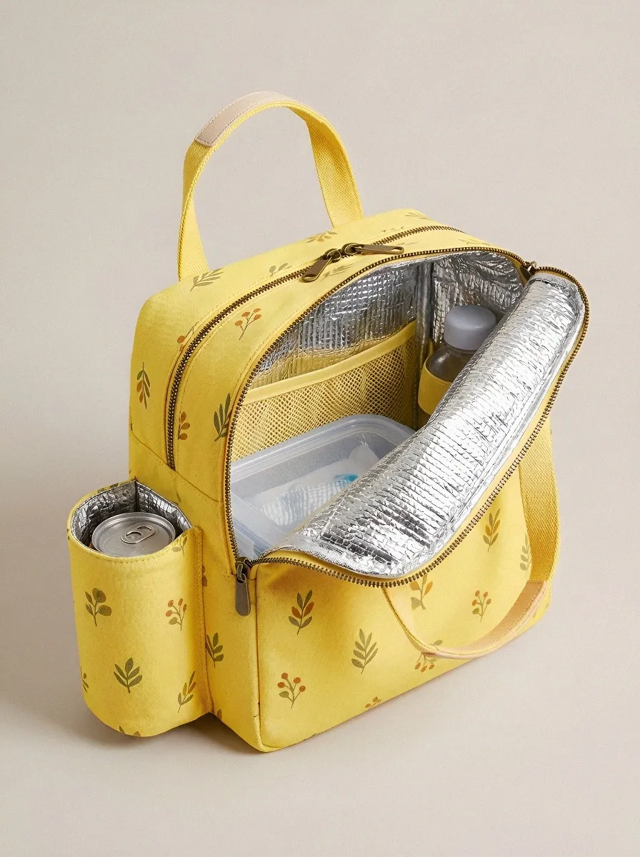 Botanical Nature Lover Floral Printed Insulated Lunch Bag
