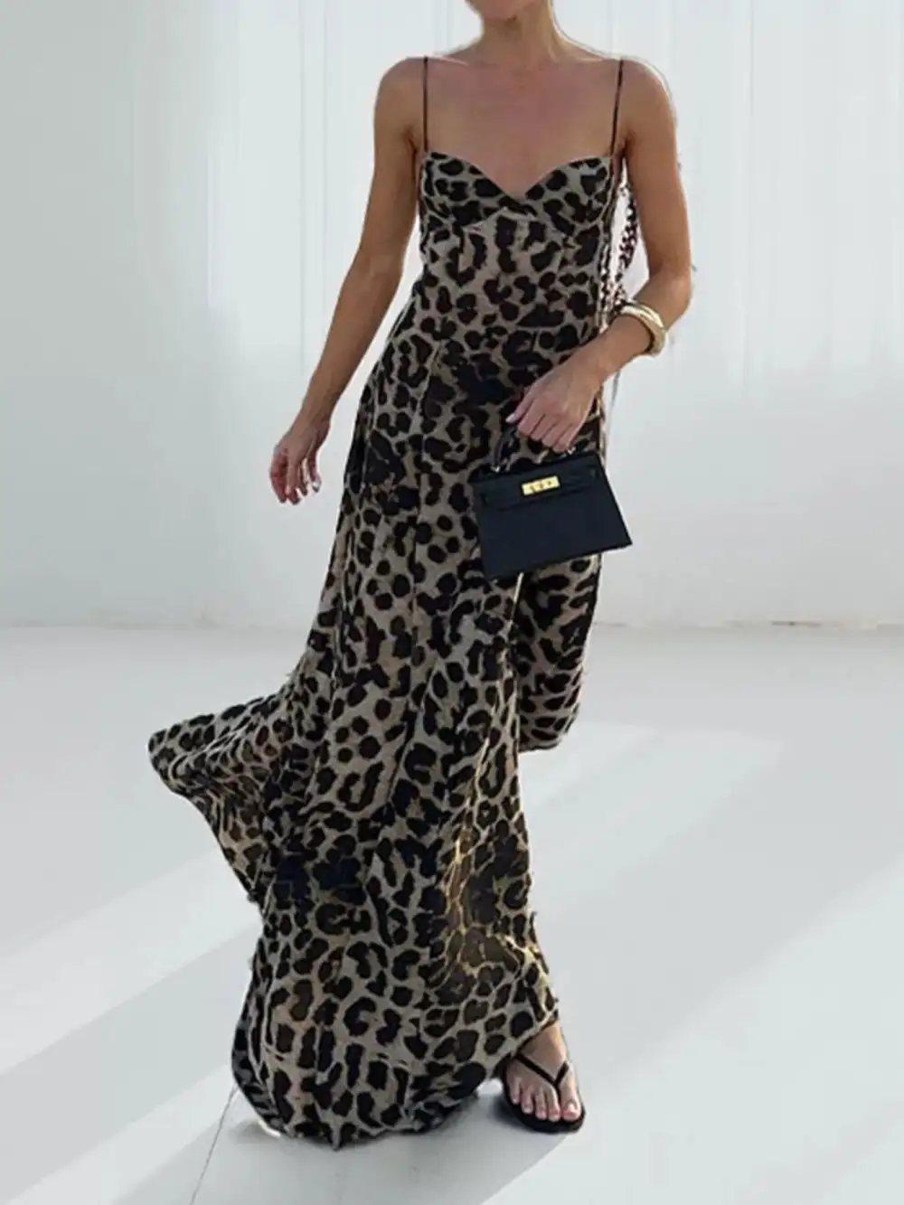 Animal Print Maxi Dress