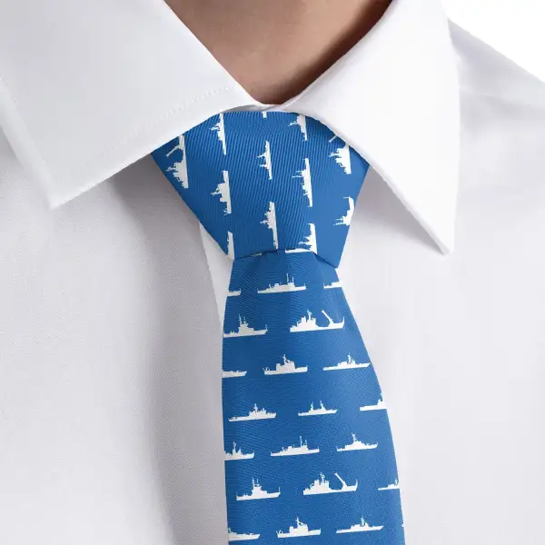 Coast Guard Fleet Pattern Necktie