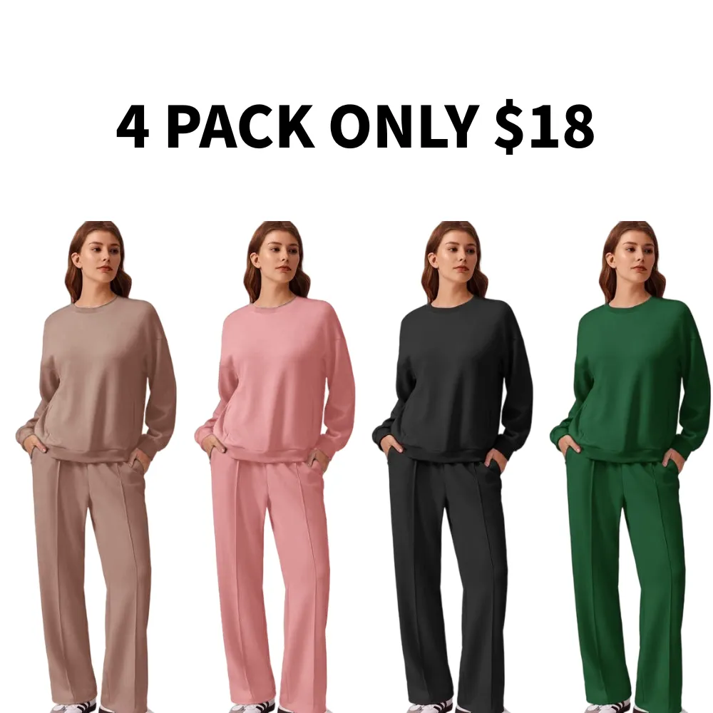 2-Piece Long Sleeve Sweatshirt