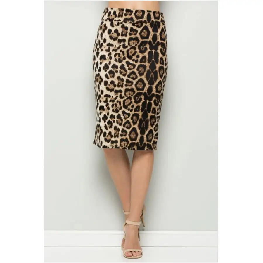 Printed Pencil Skirts Skirt