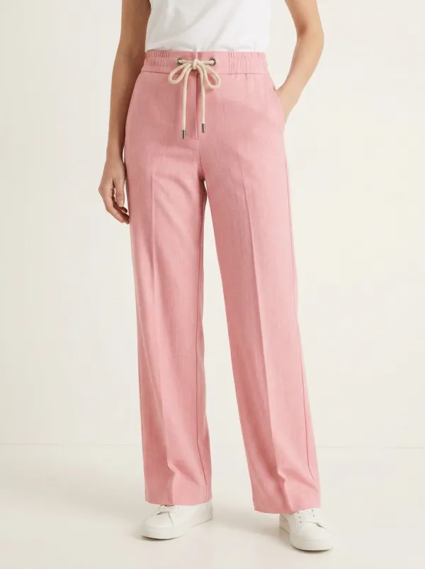 Women's Minimal Graphic Adjustable Drawstring Waist Pants