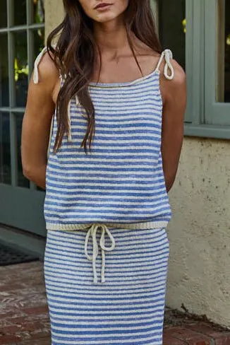 Gentle Fit Knit Striped Top