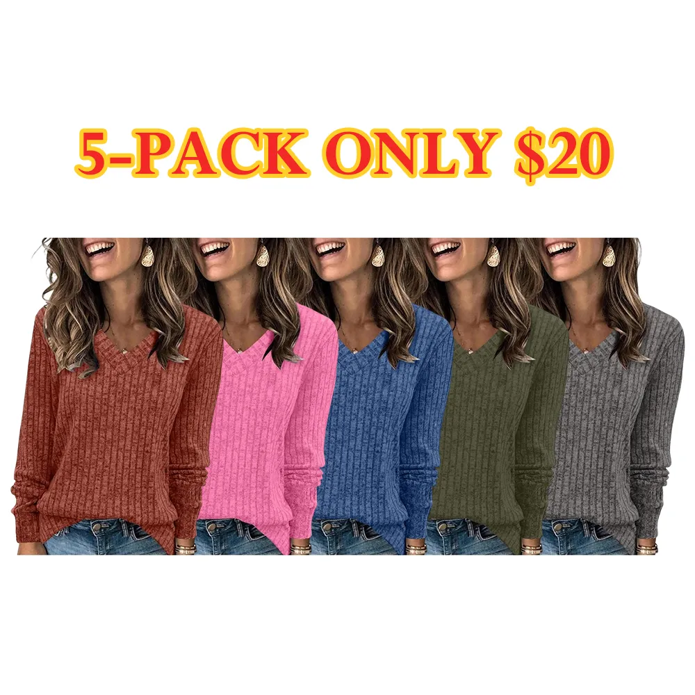 Women Casual Fall Tops Lightweight Tunic Sweaters