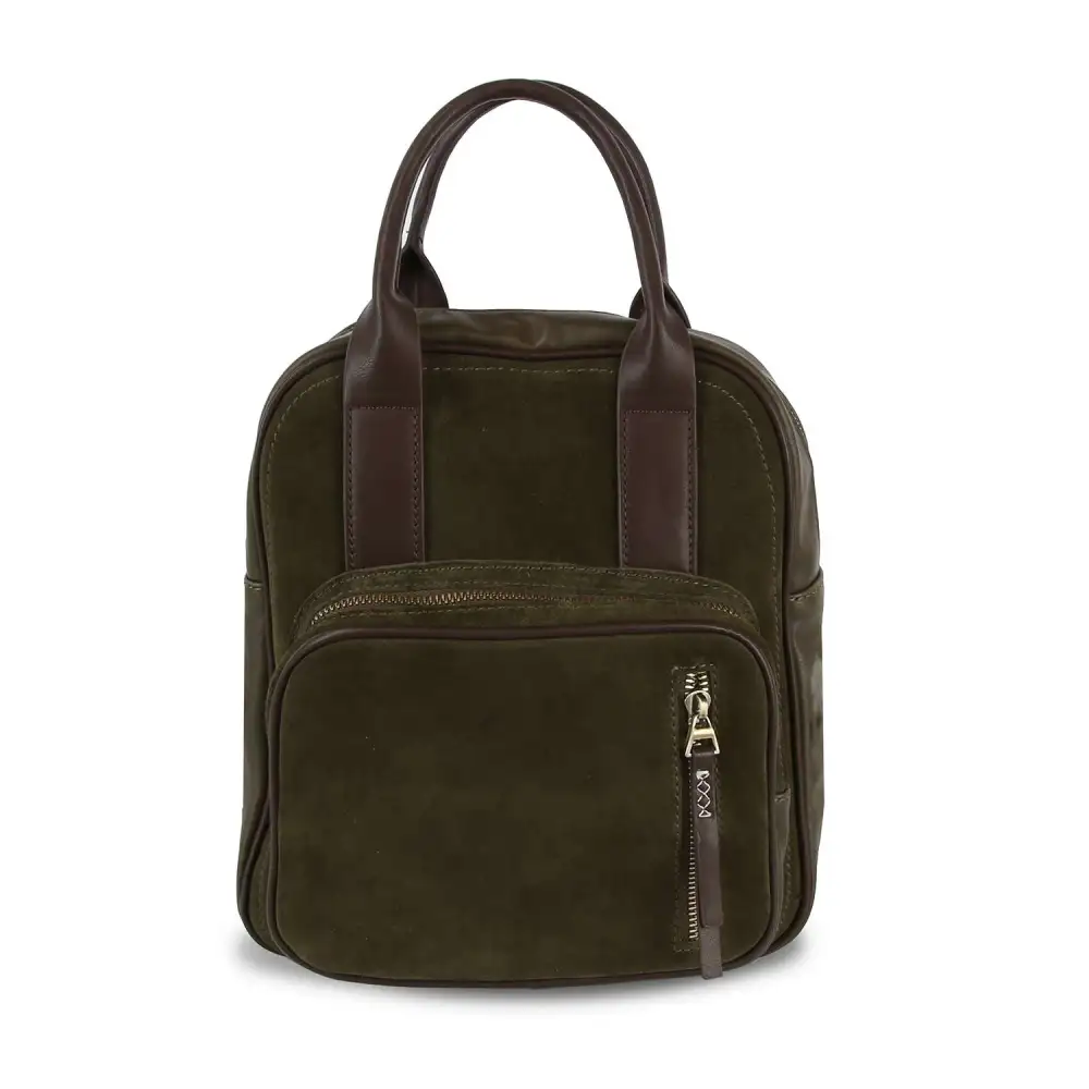 Genuine Leather Convertible Backpack