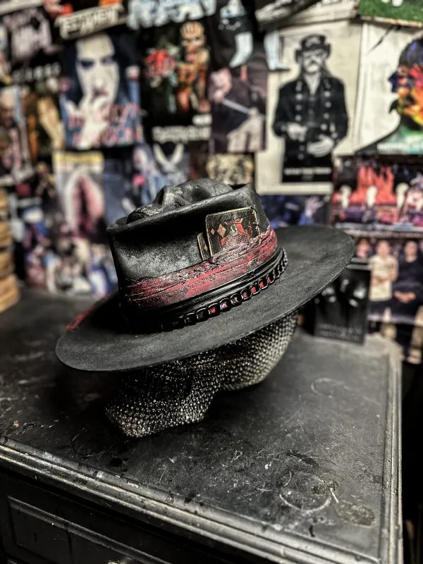 🏷️ 🔥 Limited Edition – Handcrafted “Rust Rebel” Fedora Hat 🔥  Made for Rebels. Worn by Legends.
