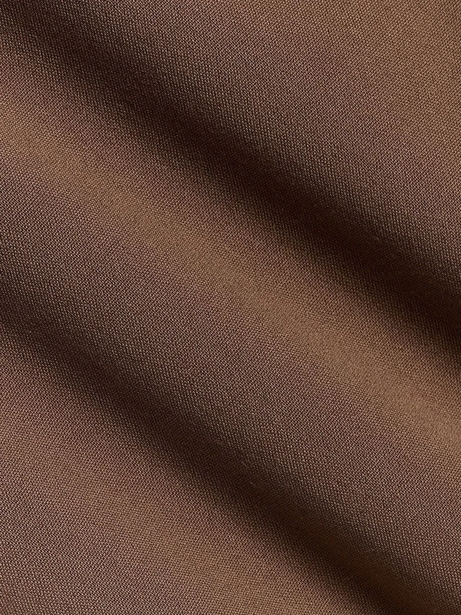 Terracotta Tapered-Leg Suit Pant