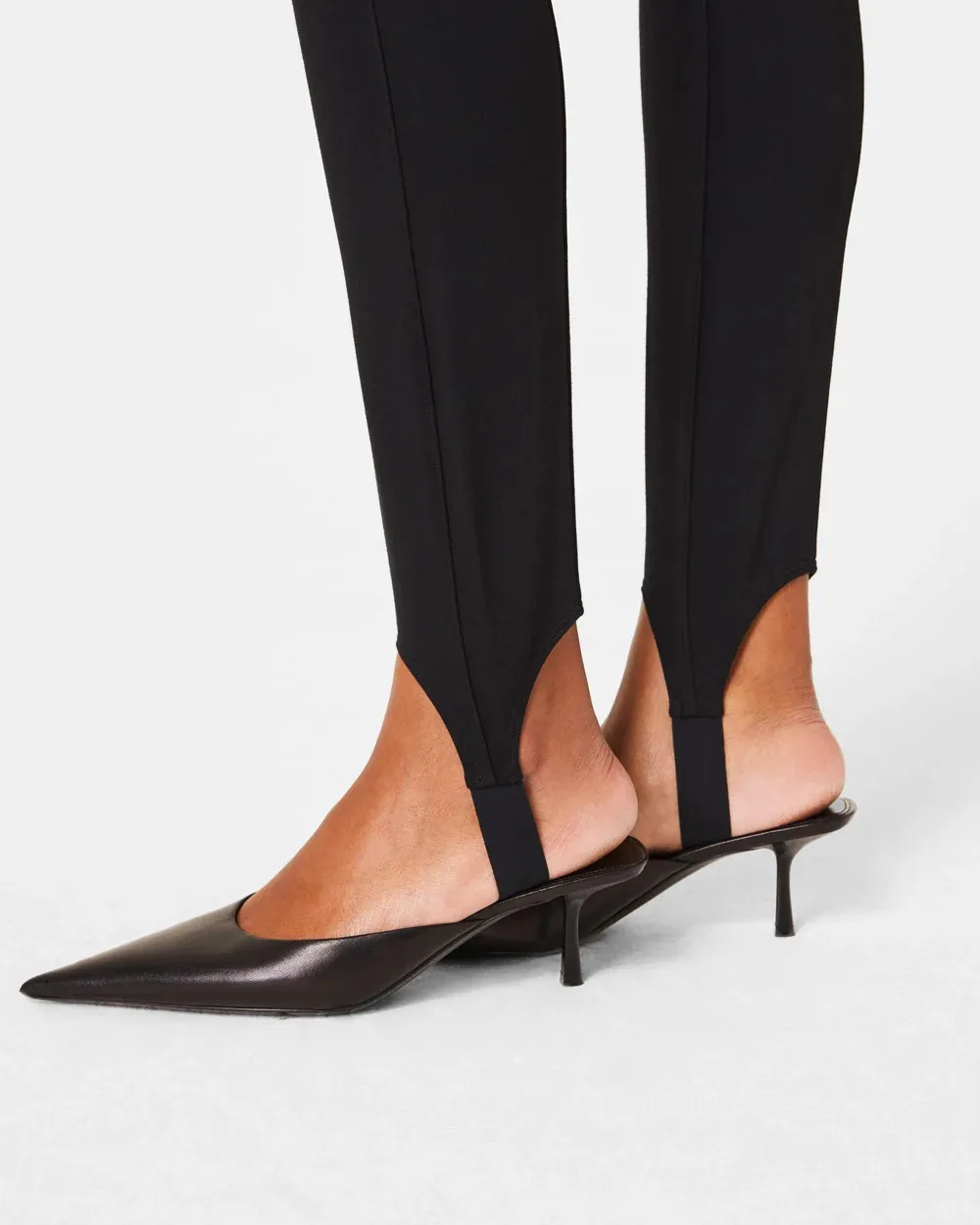 Classic Black Ponte Stirrup Legging