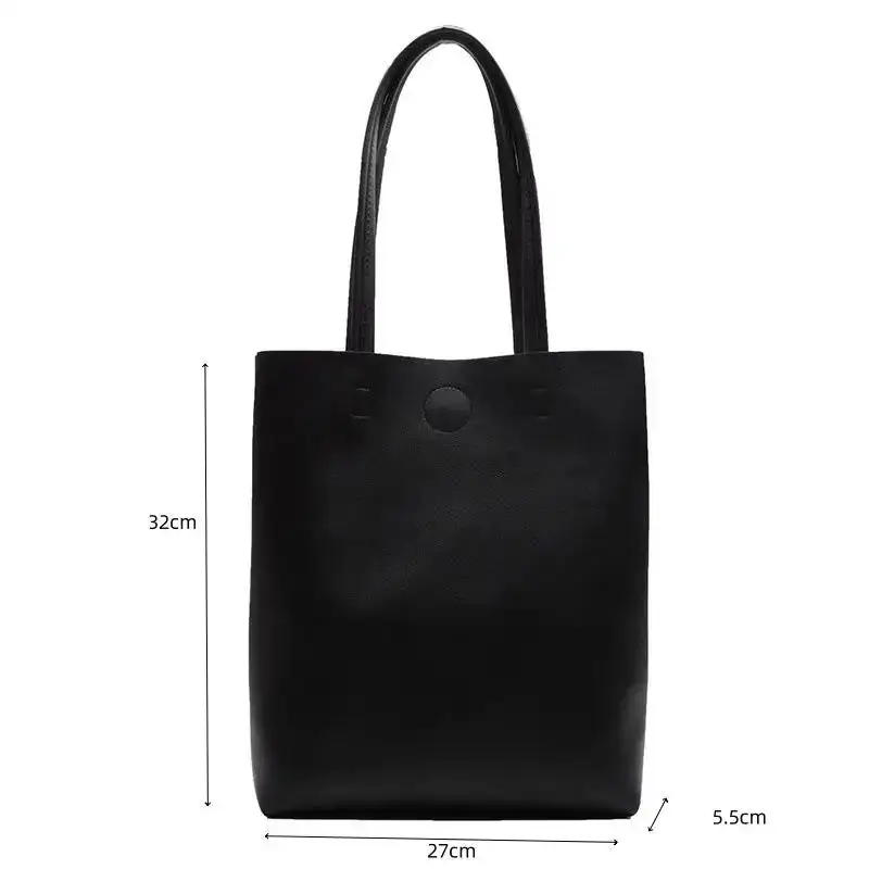 Refined Structured Soft Tote Bag
