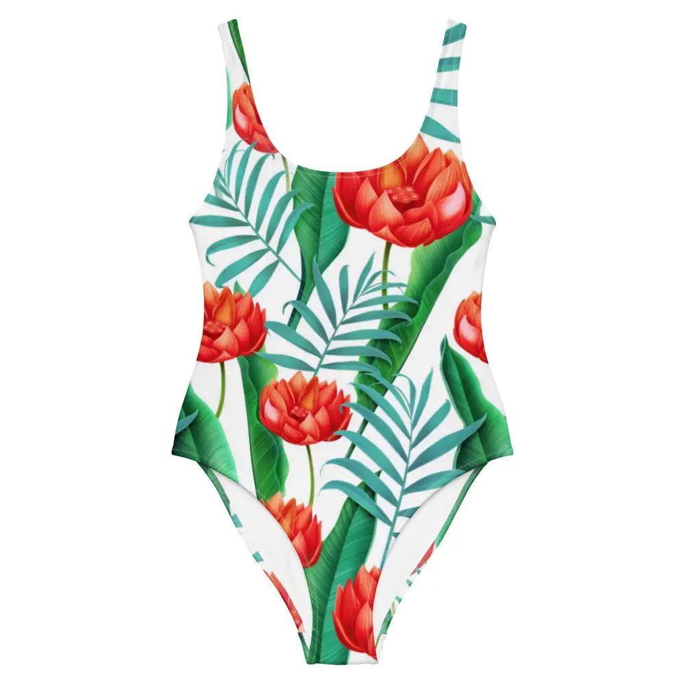Modern Vintage Modest One-Piece Swimsuit