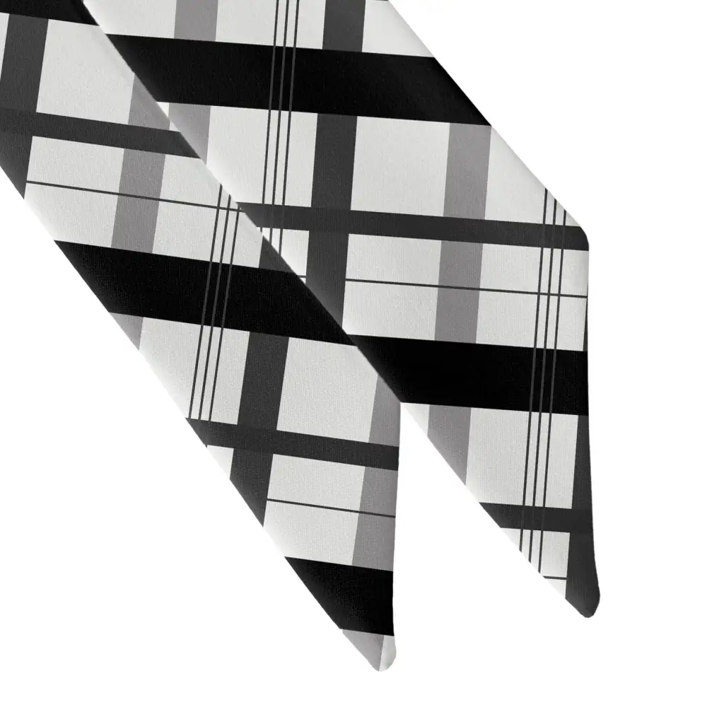 Downing Plaid Pattern Hair Scarf