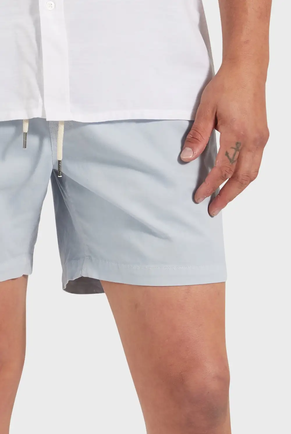Dove Grey Twill Short
