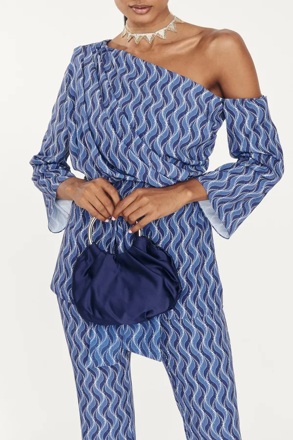Fashion Design One Shoulder Blouse