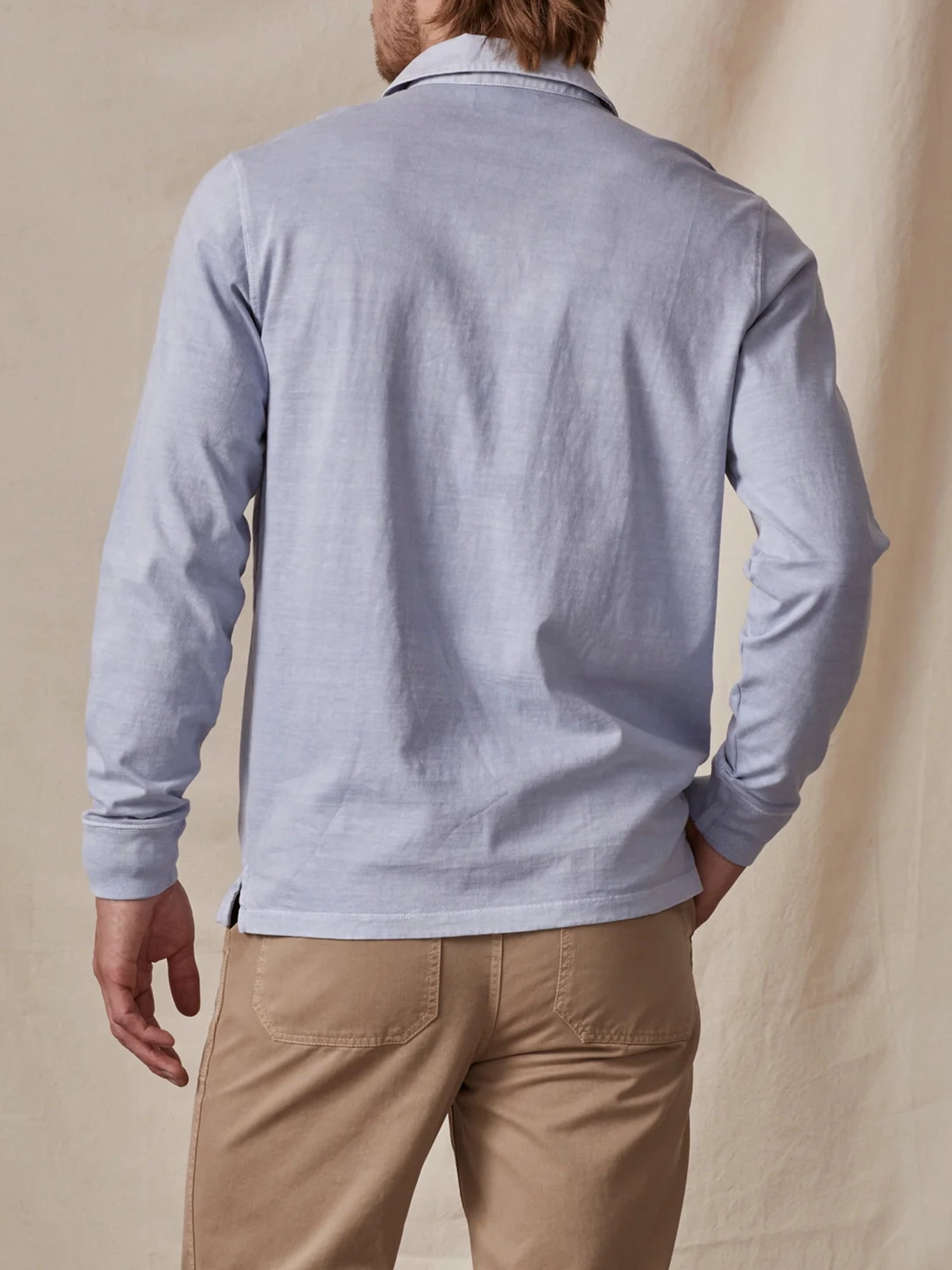 Comfortable Solid Polo Shirt with Lapel