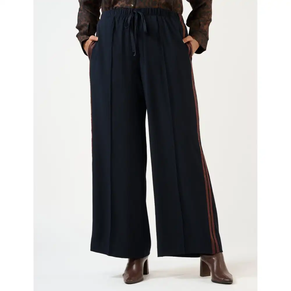 Structured Wide-Leg Women's Trousers