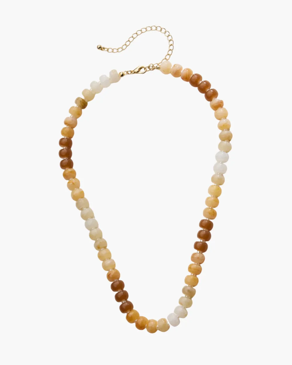 Classic Gradient Disc Beaded Necklace
