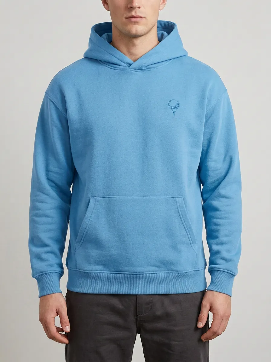 Practice Ball-On-Tee Golf Casual Hoodie