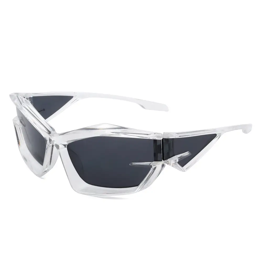 Terry Rectangle Square Frame Sunglasses